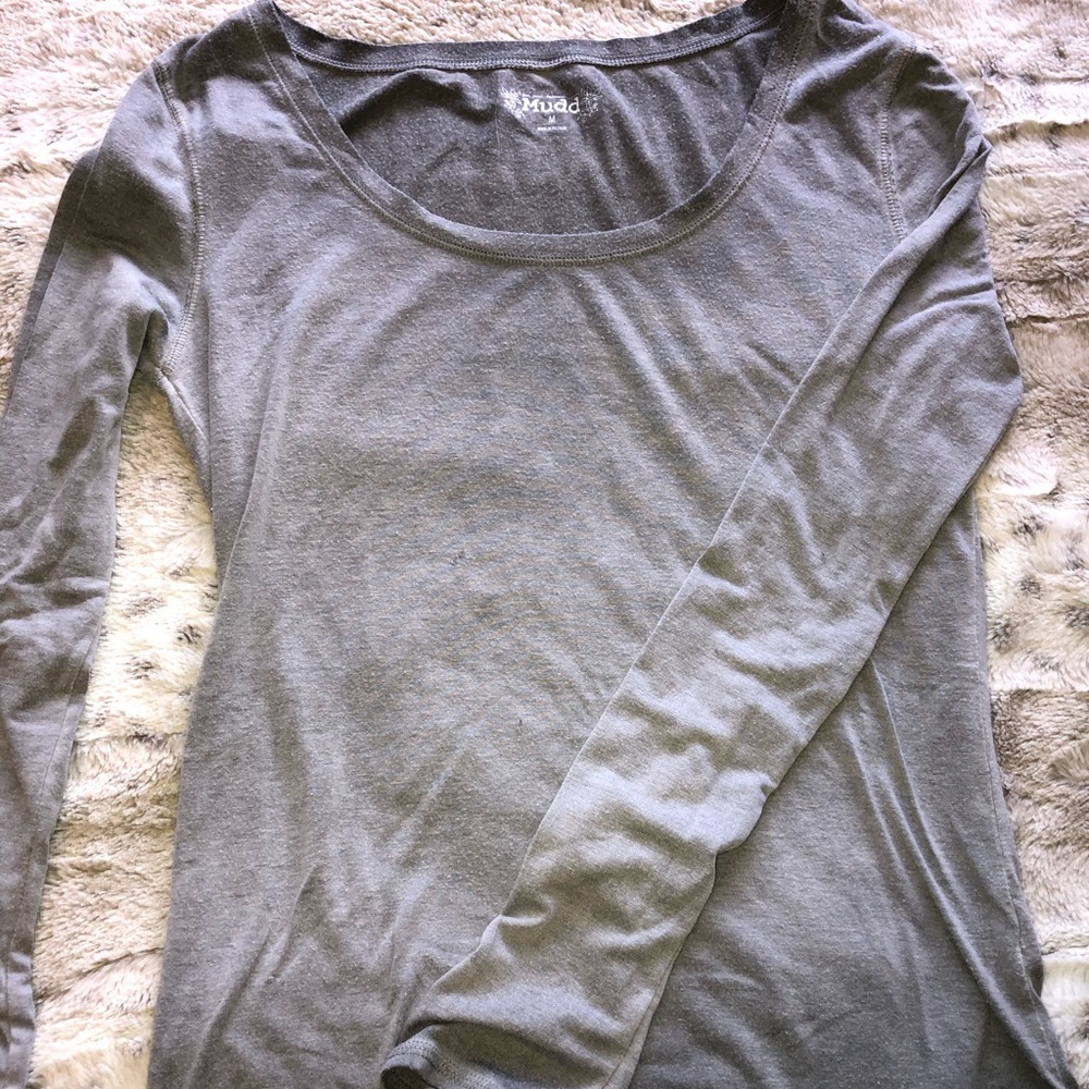 grey long sleeve